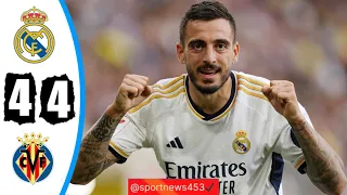 Real Madrid vs Villarreal 4-4 ALL GOALS & FULL HIGHLIGHTS BY SportNews453