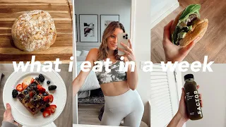 WHAT I EAT IN A WEEK | (healthy & balanced) ft. my first SOURDOUGH loaf!