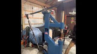 100lbs leaf spring power hammer