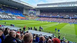 IBROX SIDE FAIL FANS AGAIN IN THE OLDFIRM! Rangers 1-2 Celtic | Match Atmosphere & Fan Reaction