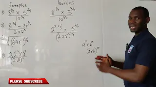 Laws of indices with solved examples. #maths #indices #index