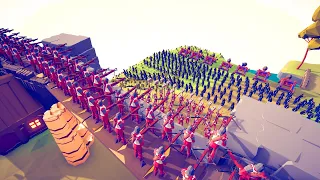 CAN 150x MEDIEVAL SOLDIER CAPTURE ENEMY CASTLE? - Totally Accurate Battle Simulator TABS