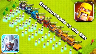 ELEKTROTITAN vs JEDES RATHAUS! 😱 Clash of Clans Update