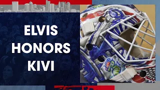 Elvis honors Kivi with a new mask design