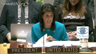 Nikki Haley shifts U.N.'s Israel-bashing to spotlight on Iran