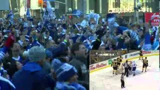 Fans React to Franson's 1-1 Goal - Leafs vs. Bruins (R1G7) - May/13/2013