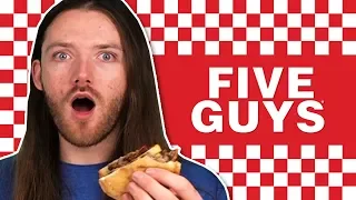 Irish People Try Five Guys