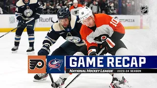 Flyers @ Blue Jackets 4/6 | NHL Highlights 2024