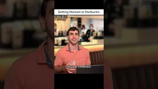 Getting Hacked at Starbucks #comedy #shorts