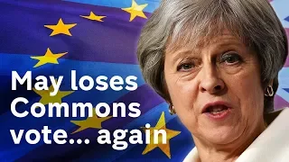 Fresh blow to PM’s Brexit plan after huge defeat by Brexiteers