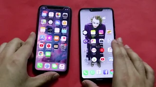 Urdu/Hindi iPhone X Vs Huawei Honor Play Speed test Boot Test