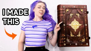 I Made a GIGANTIC Leatherbound Spellbook