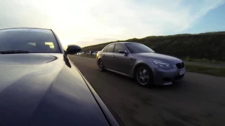 Race -BMW e60 530d vs BMW  e60 545i