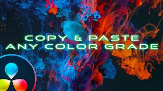 Copy & Paste Color Grades in DaVinci Resolve 17