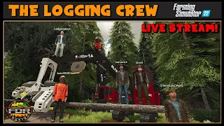 Log Loader Cleanup Day! - Logging Crew 55 - Farming Simulator 2022 - FDR Logging