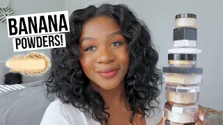 MY MUST-HAVE YELLOW SETTING POWDER COLLECTION FOR DARK SKIN | 2023!