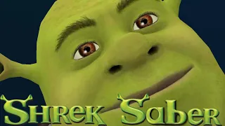 Shrek plays Shrek the movie on Beat Saber