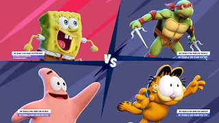 Nickelodeon All-Star Brawl 2 | battle in Technodrome Takedown | SpongBob