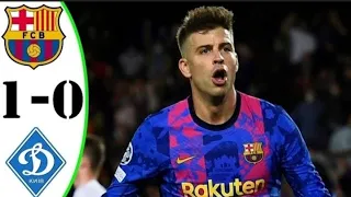 Barcelona vs Dynamo Kyiv Highlights Champions League  2021