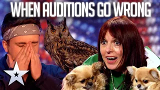 When auditions go WRONG | Britain's Got Talent