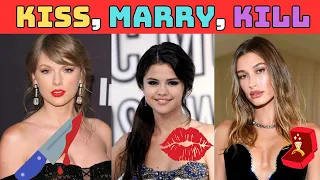 KISS, MARRY Or KILL Game 💋🔫 | Ultimate Celebrity Edition | 2024 #kiss #marry #kill #game #quiz