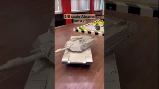 Full metal 1/8 Abrams M1A2 RC tank