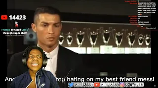 iShowSpeed Reacts To Ronaldo Talking About Him 😲