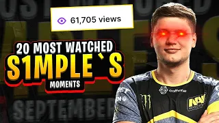 Most Watched S1mple Moments in September (2021 CS:GO  HIGHLIGHTS)