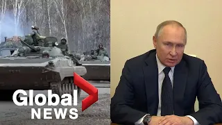 Russia-Ukraine conflict: Putin says "military operation" is going "according to plan"