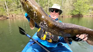 Kayak Camping on the Upper James River, VA in Sea Eagle Explorer 380X