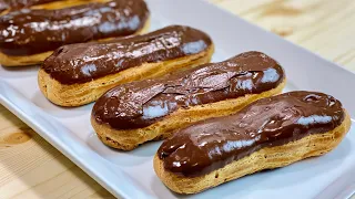 CHOCOLATE ÉCLAIRS 🍫 All the tips for a successful choux pastry👌
