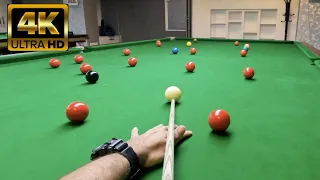 Snooker  Headcam  pov & Table View  Cue Ball Control  asmr  satisfying videos gopro