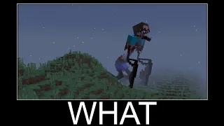 Giant Mutant Steve in Minecraft wait what meme part 172