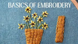 Embroidery Basics: Hand Embroidery Stitches and Materials Needed