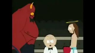 Satan vs Jesus Real Fight PPV Fight! 1998 South Park