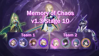 HSR [v1.3]: MOC Stage 10 Guide (3 Star Clear | 4 Star Units)