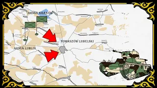 Armia "Kraków" w wojnie obronnej. I Bitwa pod Tomaszowem Lubelskim.