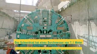 U5 ins Europaviertel: Tunnelvortriebsmaschine