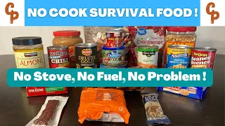 Emergency Survival Food For Your Prepper Pantry No Cooking !