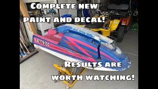 Kawasaki jet ski 550 complete restoration!