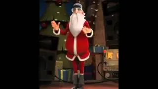 Santa singing happy birthday