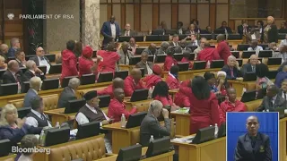 Brawl Breaks Out in South African Parliament