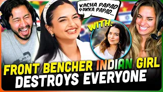 Front Bencher Indian Girl Destroys Everyone - India, Korea, English HARDEST TONGUE TWISTERS Reaction