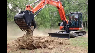 #853 LARGEST most POWERFUL Kubota Excavator KX 080 4