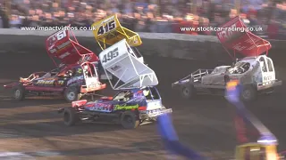 BriSCA F1 Stock Cars Kings Lynn 2019 WF Heat 2 Impact Videos