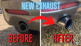 NEW EXHAUST FOR MY F21 BMW 118i (SOUNDS INSANE!!!)