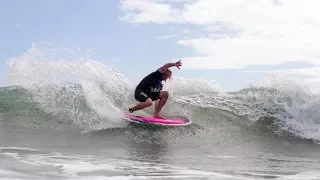 SURFING my 4'10" TWO FIN SETUP