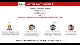 Wednesday Seminar | The South China Sea and Rules-based International Order