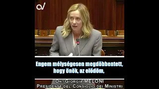 Giorgia Meloni: Érthető Orbán Viktor Ukrajnával kapcsolatos álláspontja.