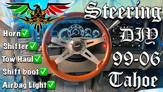 99-06 Tahoe/Silverado Steering Wheel Swap  🔥🔥🔥Tutorial